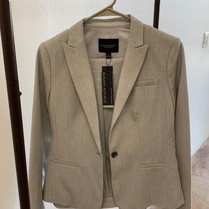Banana Republic Gray Suit 2 piece